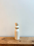 Speelse witte vaas