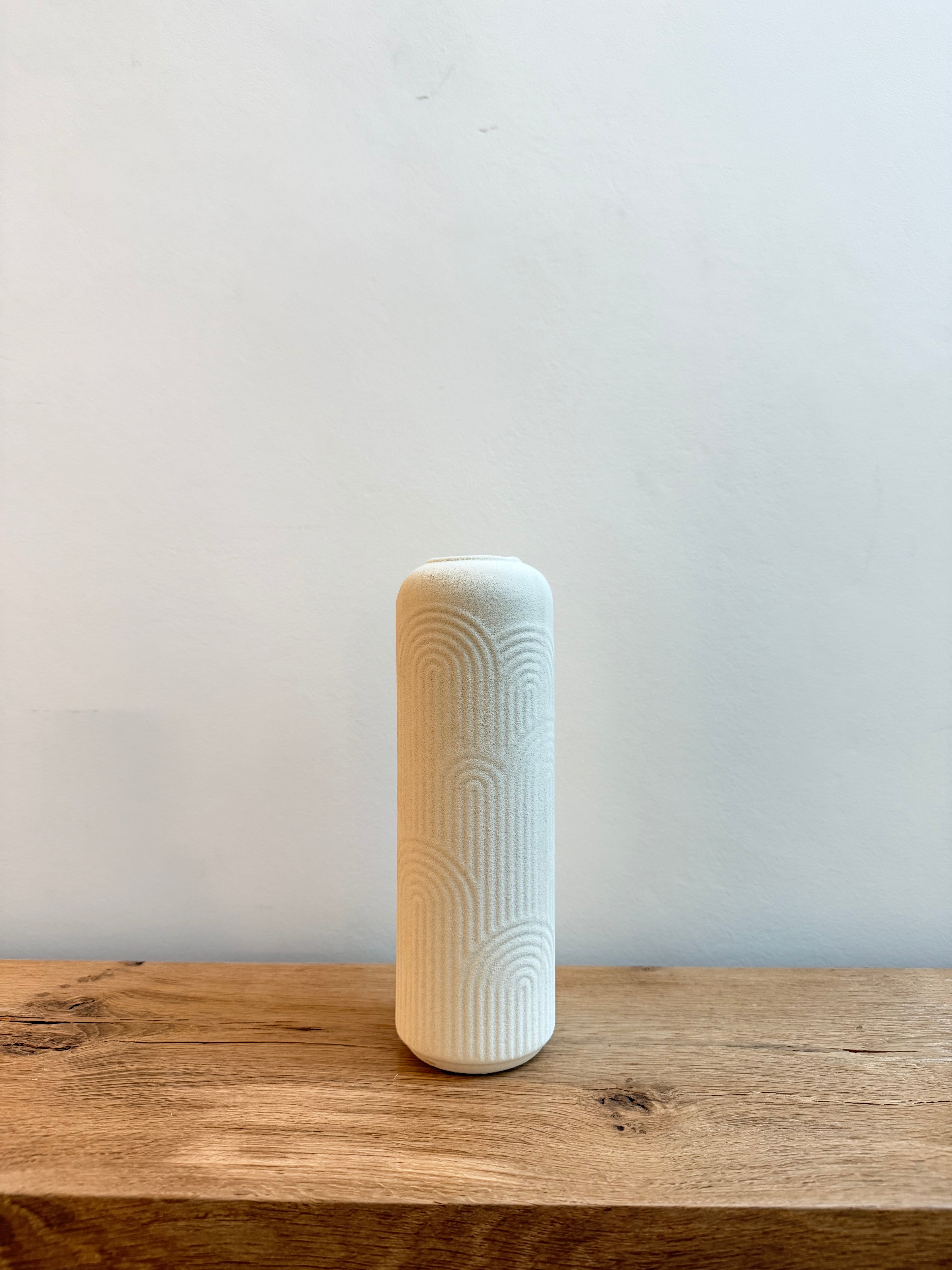 Witte vaas (medium)